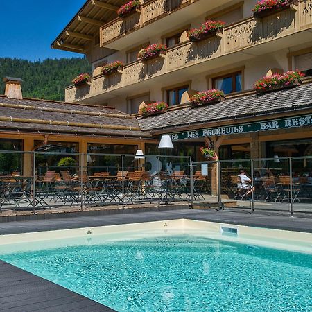 Hotel-Chalet Les Ecureuils Restaurant, Piscine, Garage Ле-Гран-Борнан Экстерьер фото