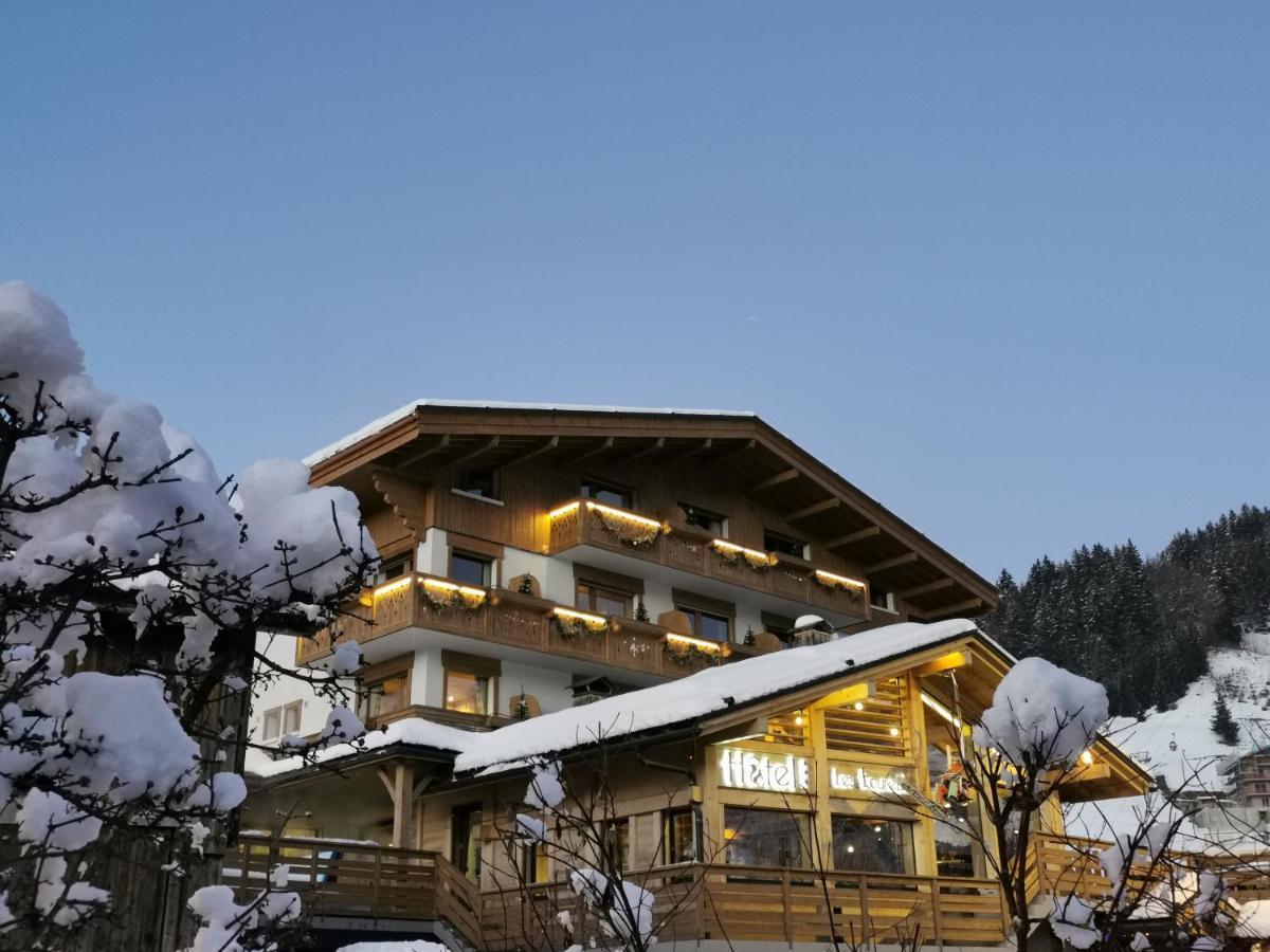 Hotel-Chalet Les Ecureuils Restaurant, Piscine, Garage Ле-Гран-Борнан Экстерьер фото